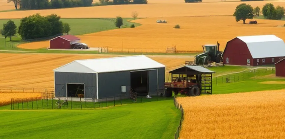 agricultural metal structure