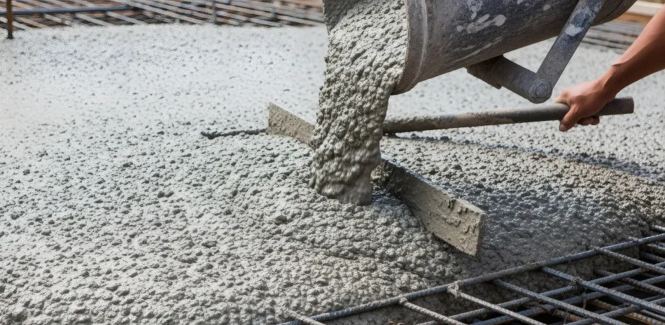 concrete laying sidewalk